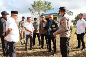 Bupati Butur Afiruddin dan Kapolres AKBP Tortok Budi Tinjau Lokasi Program Makan Bergizi Gratis