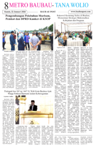 Epaper Koran Harian Baubau Post Edisi 22 Januari 2026 9 08 1