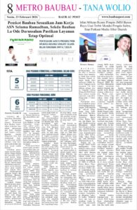Epaper Koran Harian Baubau Post Edisi 23 Februari 2026 9 08