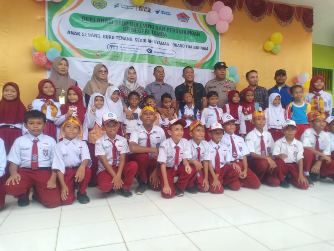 SD Negeri Tomba Baubau Deklarasikan Stop Bullying Demi Lingkungan Belajar Aman