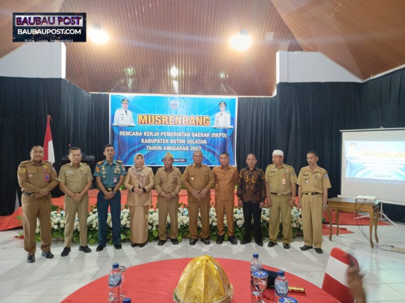 Bupati Buton Selatan H Muh Adios Buka Musrenbang RKPD 2027, Fokus Pelayanan Publik, Kesejahteraan, dan Perkuat Ekonomi Lokal 3 6 10