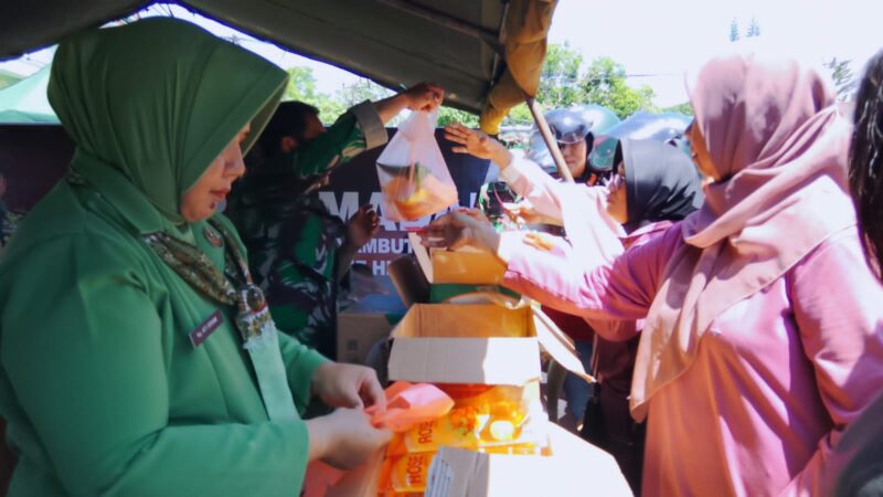 Jelang Idulfitri 1447 H, Kodim 1413 Buton Buka Pasar Murah Bersubsidi untuk Warga, Beras Dijual Rp55 Ribu