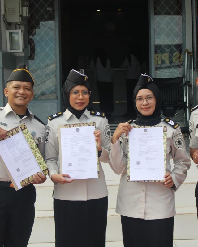 Upacara Kenaikan Pangkat, Kepala Bapas Baubau Nasiruddin Tegaskan Profesionalisme ASN