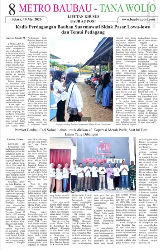 Epaper Koran Harian Baubau Post Edisi 19 Mei 2026 9 08 11