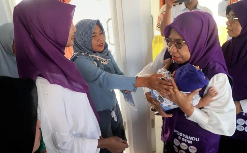 Ny Siti Norma Adios Pastikan Posyandu 6 SPM Berjalan Rutin di Desa