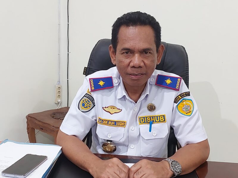 Kadishub Baubau La Ode Muh Takdir Sebut Penataan Parkir Jadi Program Prioritas Dishub Kota Baubau Tahun Ini