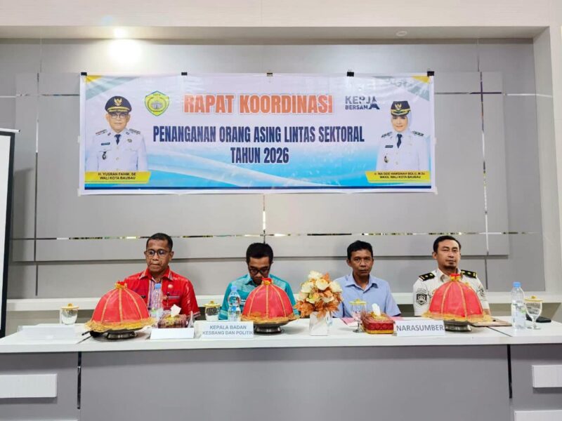Kantor Imigrasi Baubau Perkuat Pengawasan 572 WNA Melalui Sinergi Lintas Sektor