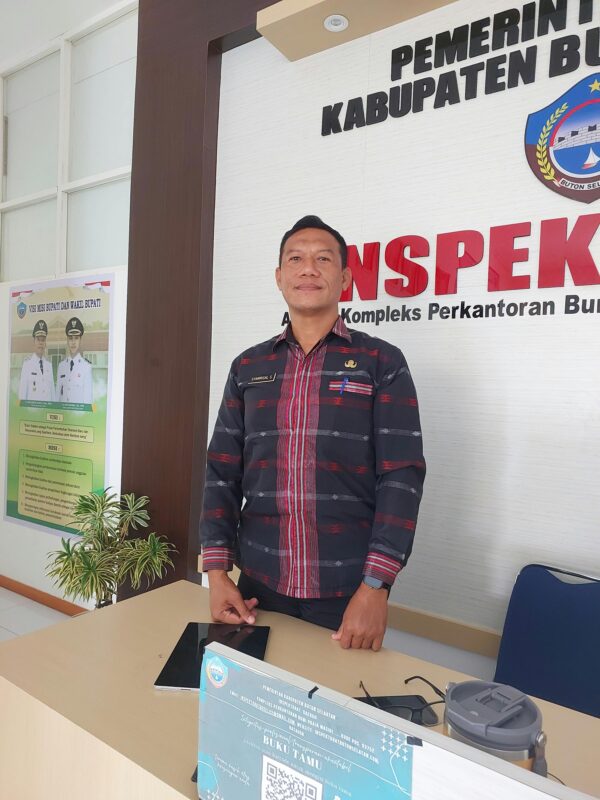 Pelaksana Tugas (Plt.) Kepala Inspektorat Buton Selatan, Syamrisal Sariman, SH,