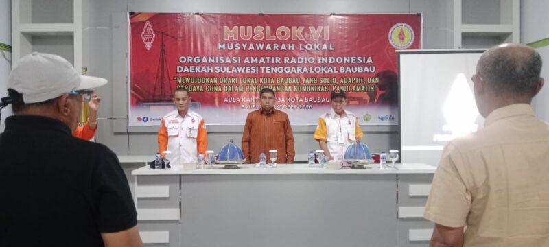 Wakili Wali Kota Baubau Dr Moh Tasdik Buka Muslok IV ORARI, Komunikasi Kebencanaan Jadi Perhatian Saat terjadi Kedaruratan