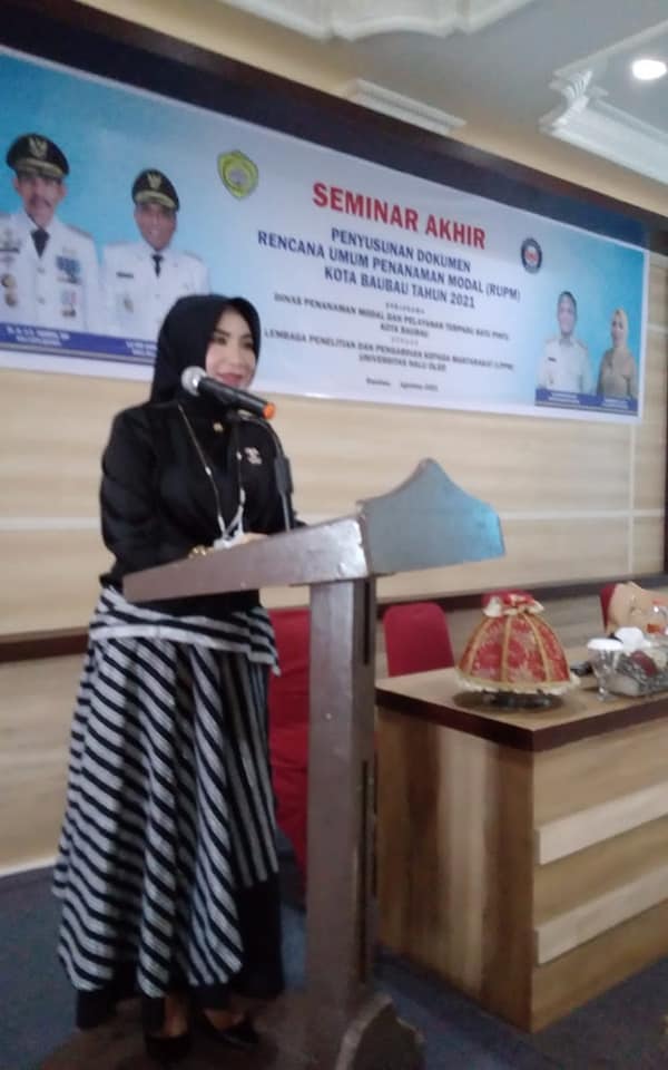 Pemkot Baubau Genjot Investasi Untuk Pacu Pertumbuhan Ekonomi 2 F01.3 Plt Kadis Perizinan Suarmawati