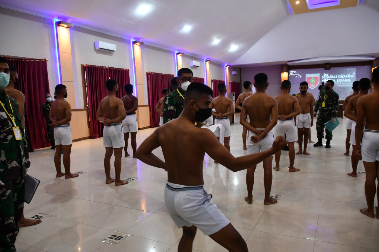 F01.5 Peserta seleksi Caba PK TNI AD TA 2021 di Sub Panda Kendari
