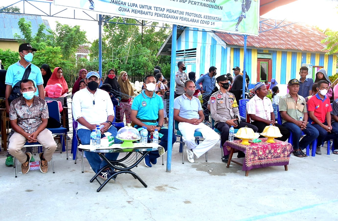 Wawali Baubau Menutup Dengan Resmi Turnamen Futsal Champions Mabe Cup 2021 1 F04.2 Wakil Walikota Baubau La Ode Ahmad Monianse menutuu turnamen Futsal mabe Cup di Palabusa