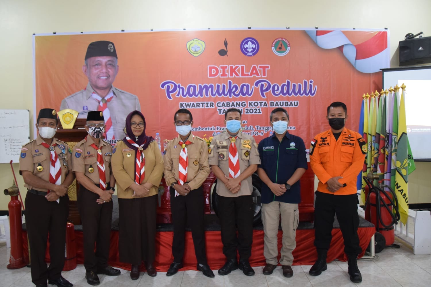 F04.4 Pramuka Baubau Gelar Diklat Pramuka Peduli