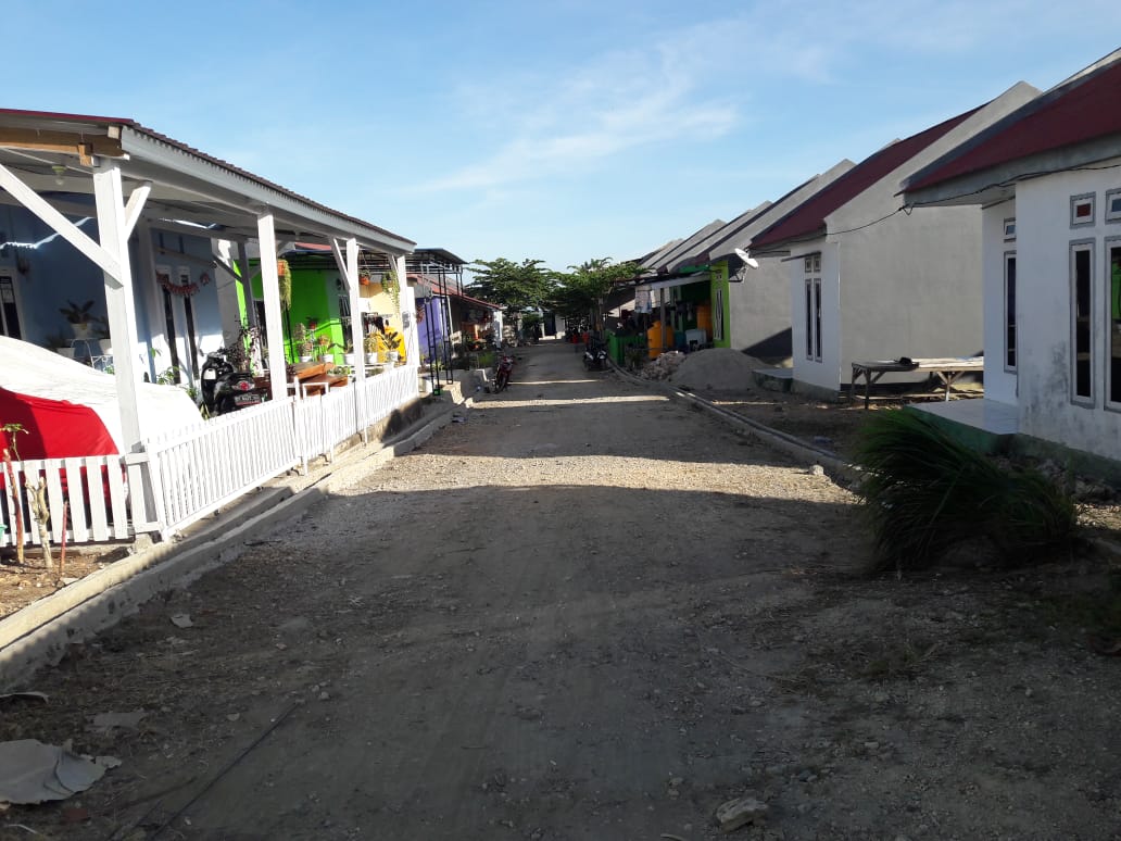 Salah satu sudut perumahan Baubau City View di kawasan simpang lima Kota Baubau