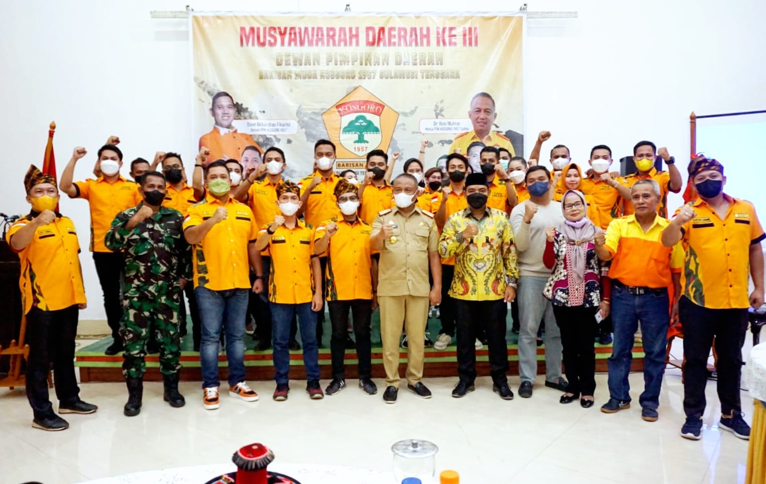 Hadiri Pelantikan DPD BMK 1957 Sultra, Dr. Roni Muhtar Ingatkan Pentingnya Penerapan Tri Dharma 1 F04.2