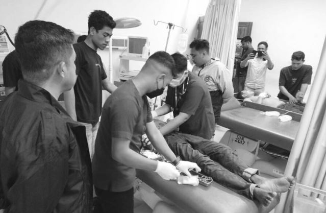 Sementara Pesta Miras, Dua Pemuda Kena Busur di Depan Lippo Plaza Kendari 2 Capture