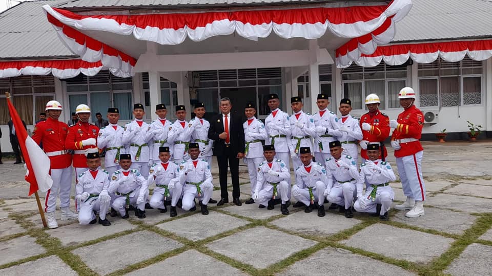 Pj. Bupati Buton Tengah Muhammad Yusup, Kukuhkan 70 Anggota Paskibra 2 299791092 451593363672315 1180621160428423614 n