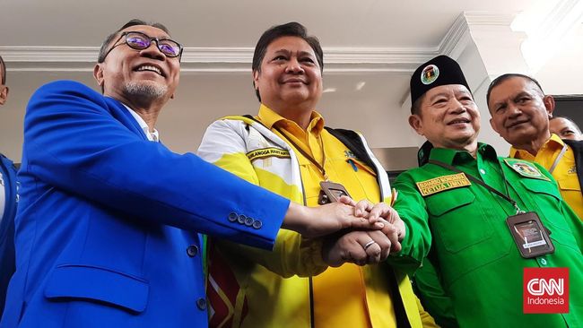 KPU Nyatakan Dokumen Golkar, PPP dan PAN Telah Lengkap 2 tiga ketum parpol koalisi indonesia bersatu 2 169 1