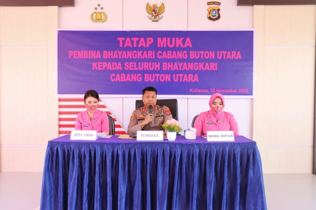 Kapolres Butur Tatap Muka Dengan Anggota Bhayangkari Cabang Butur 2 F04.2 3