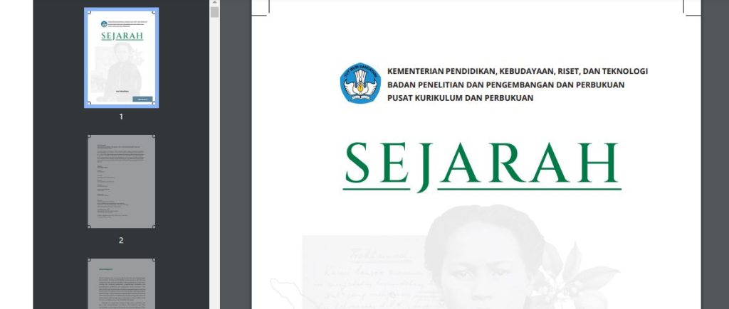 Download Buku Pelajaran Sejarah SMK Kelas X (PDF)
