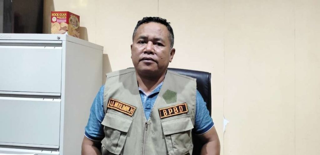 Kalaksa BPBD Baubau La Ode Muslimin Hibali SSos, El Nino Diprediski Mereda Awal Februari 2024, BPBD Baubau Minta Masyarakat Hemat Air
