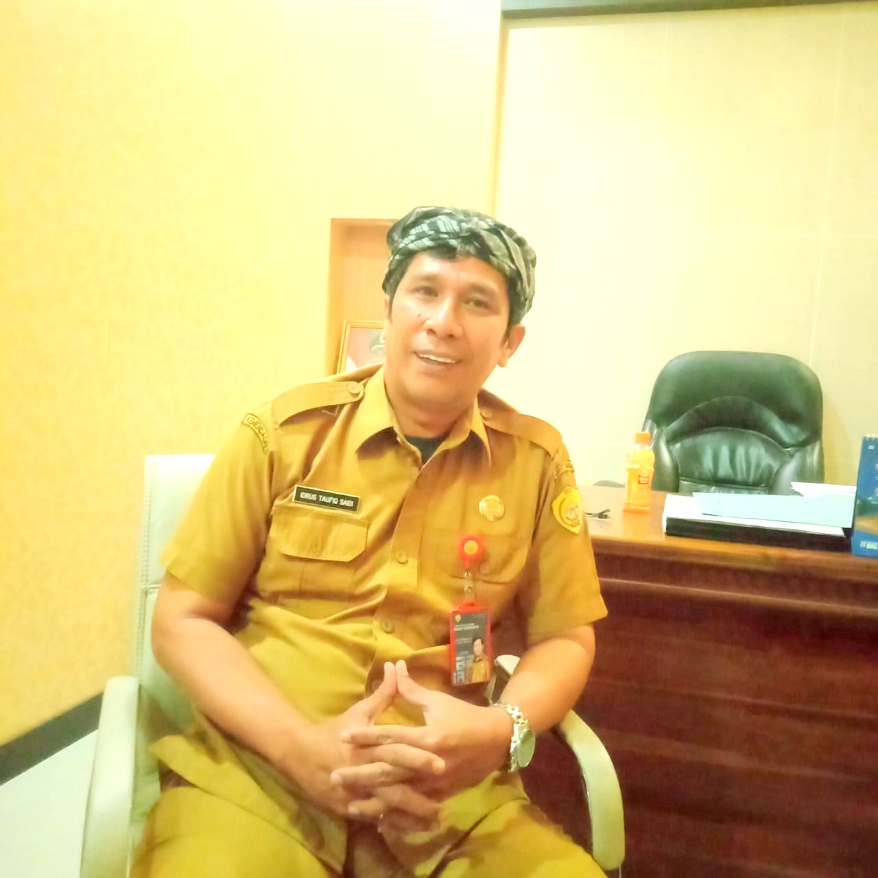 Kadis Pariwisata Baubau LM Taufiq Saidi, Serapan Anggaran Dispar Baubau Belum Mencapai Target