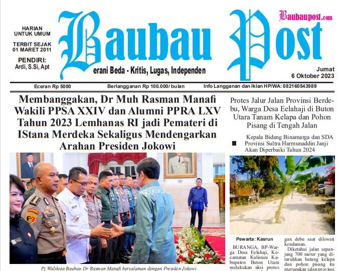 e-Paper Baubau Post Edisi 06 Oktober 2023