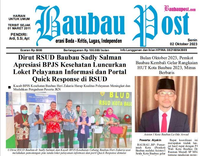 e-Paper Baubau Post Edisi 02 Oktober 2023