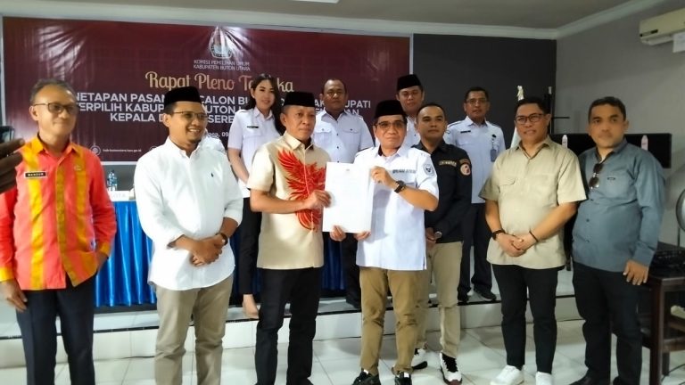 KPU Tetapkan Afirudin Mathara-Rahman Sebagai Bupati dan Wakil Bupati Buton Utara Terpilih Periode 2025-2030