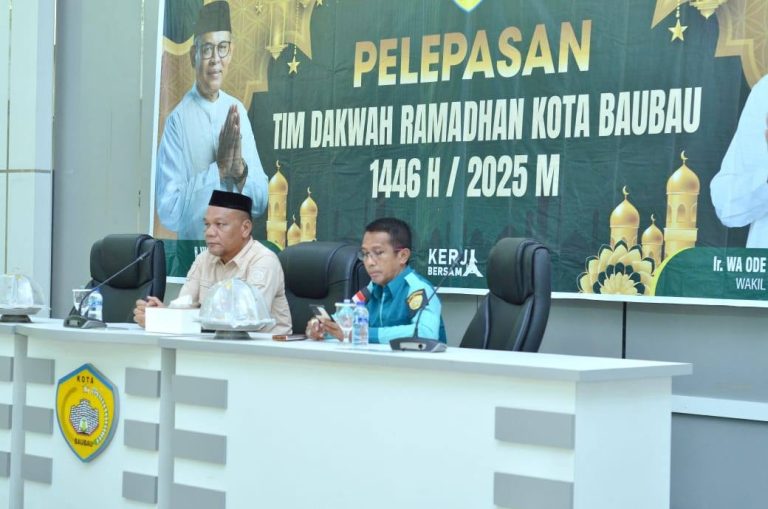 Plh Sekda Baubau Abdul Karim Lepas Tim Dakwah Ramadan dan Persiapkan Agenda Penjemputan Wali Kota dan Wawali Terpilih Yusaran-Hamsina, Ini Randownnya