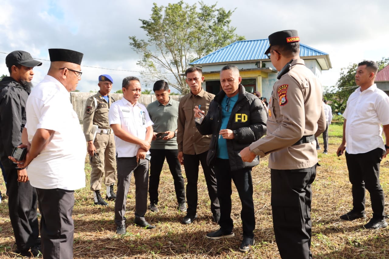 Bupati Butur Afiruddin dan Kapolres AKBP Tortok Budi Tinjau Lokasi Program Makan Bergizi Gratis