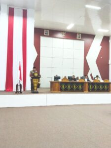 Hadiri Rapat Paripurna, Walikota Baubau HYF dan DPRD Tandantangini Nota Kesepakatan Perubahan KUA-PPAS APBD Kota Baubau TA 2025