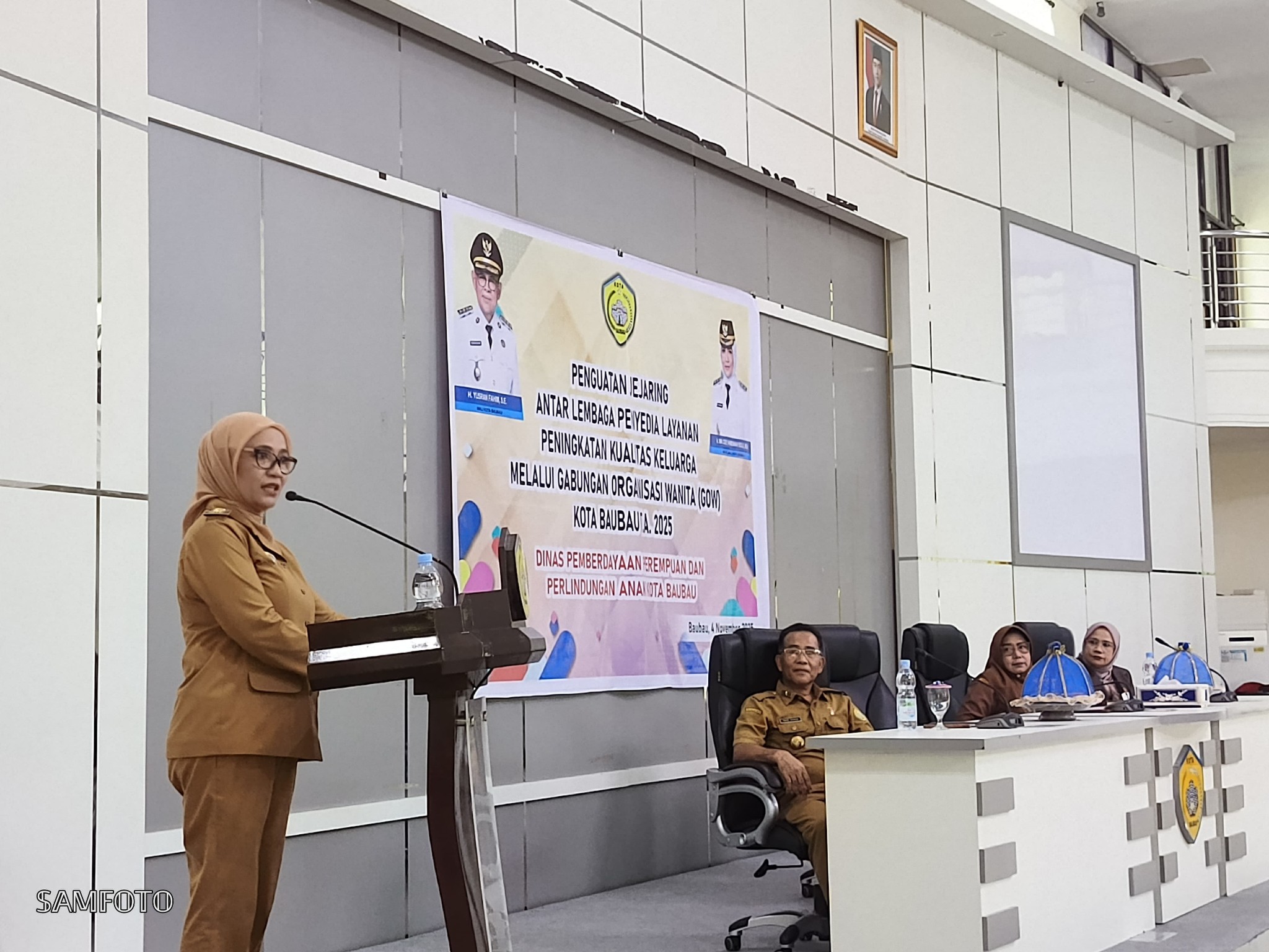 DP3A Gelar Gabungan Organisasi Wanita se-Kota Baubau Agar Bisa Bekerja Sama Bangun Baubau 4 2 1