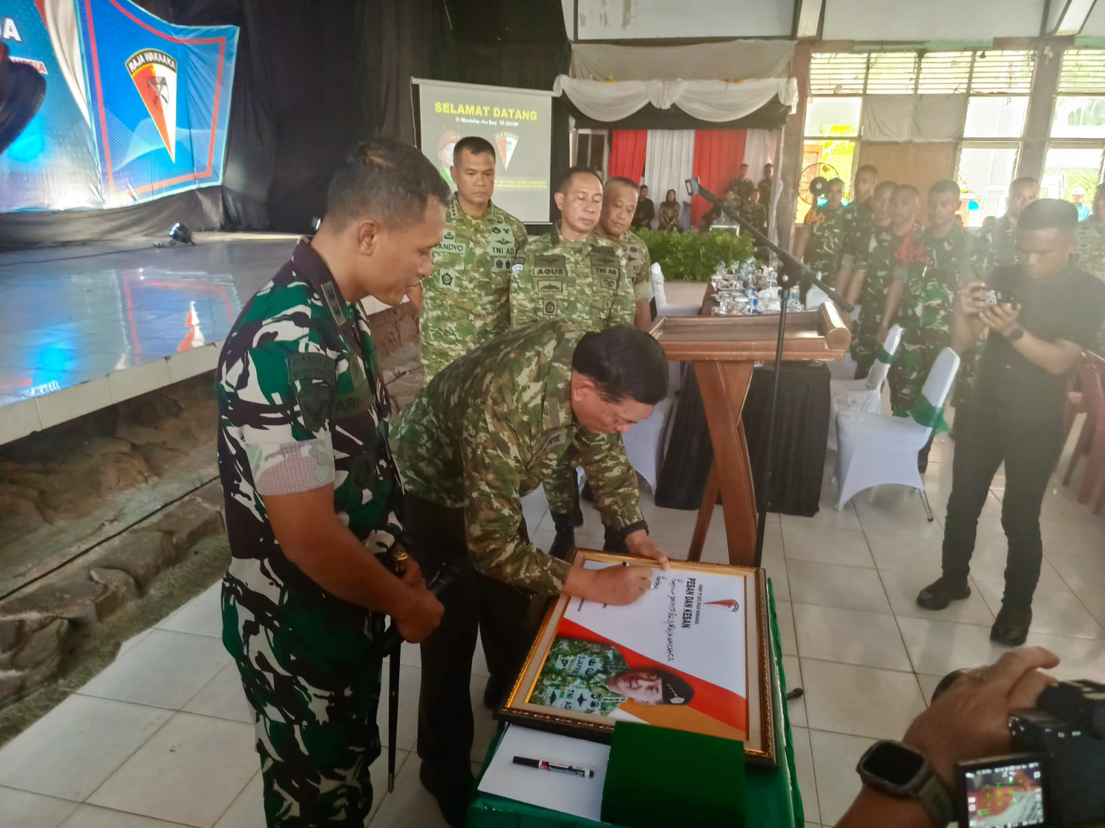 Menhan Sjafrie Sjamsoeddin Tinjau Yonif 823/Raja Wakaka, Siapkan Markas Baru di Sorawolio