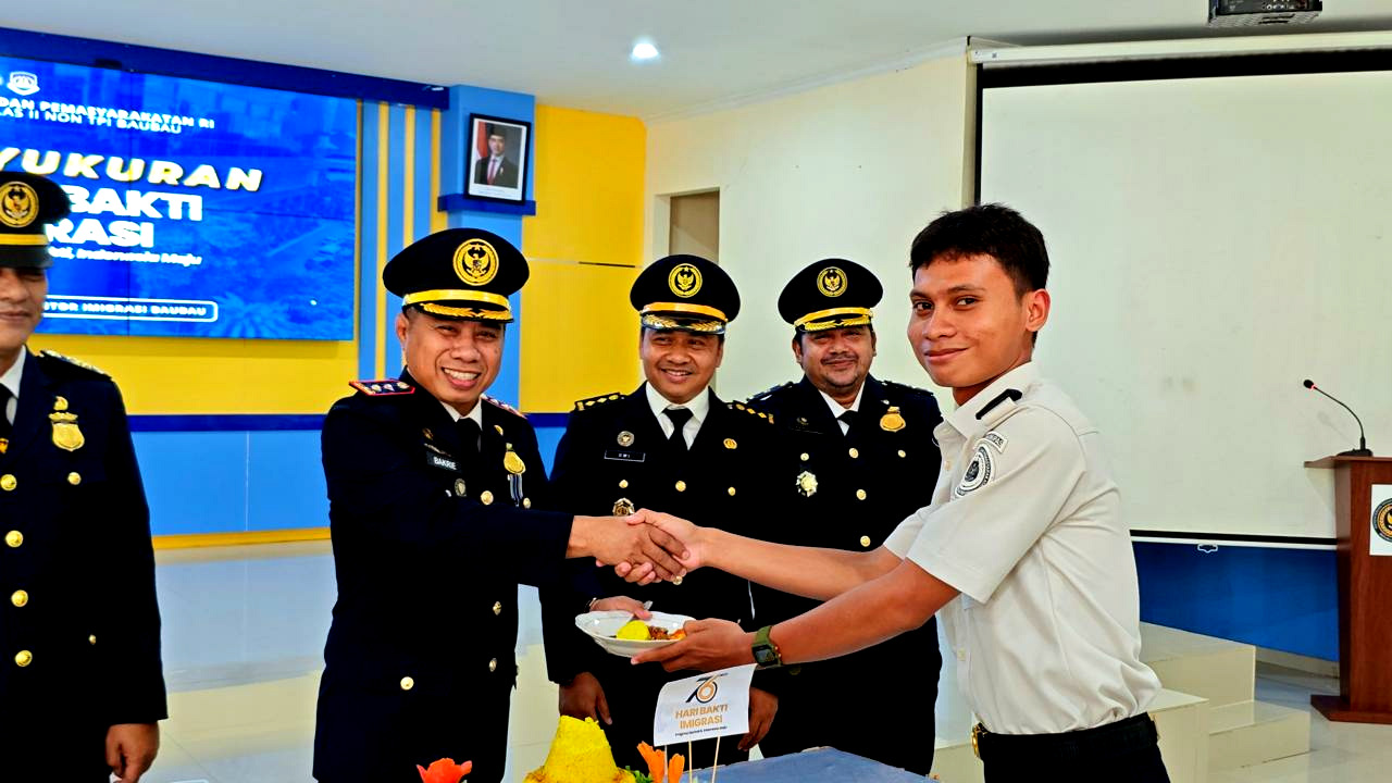 Refleksi 76 Tahun Pengabdian, Imigrasi Baubau Perkuat Integritas