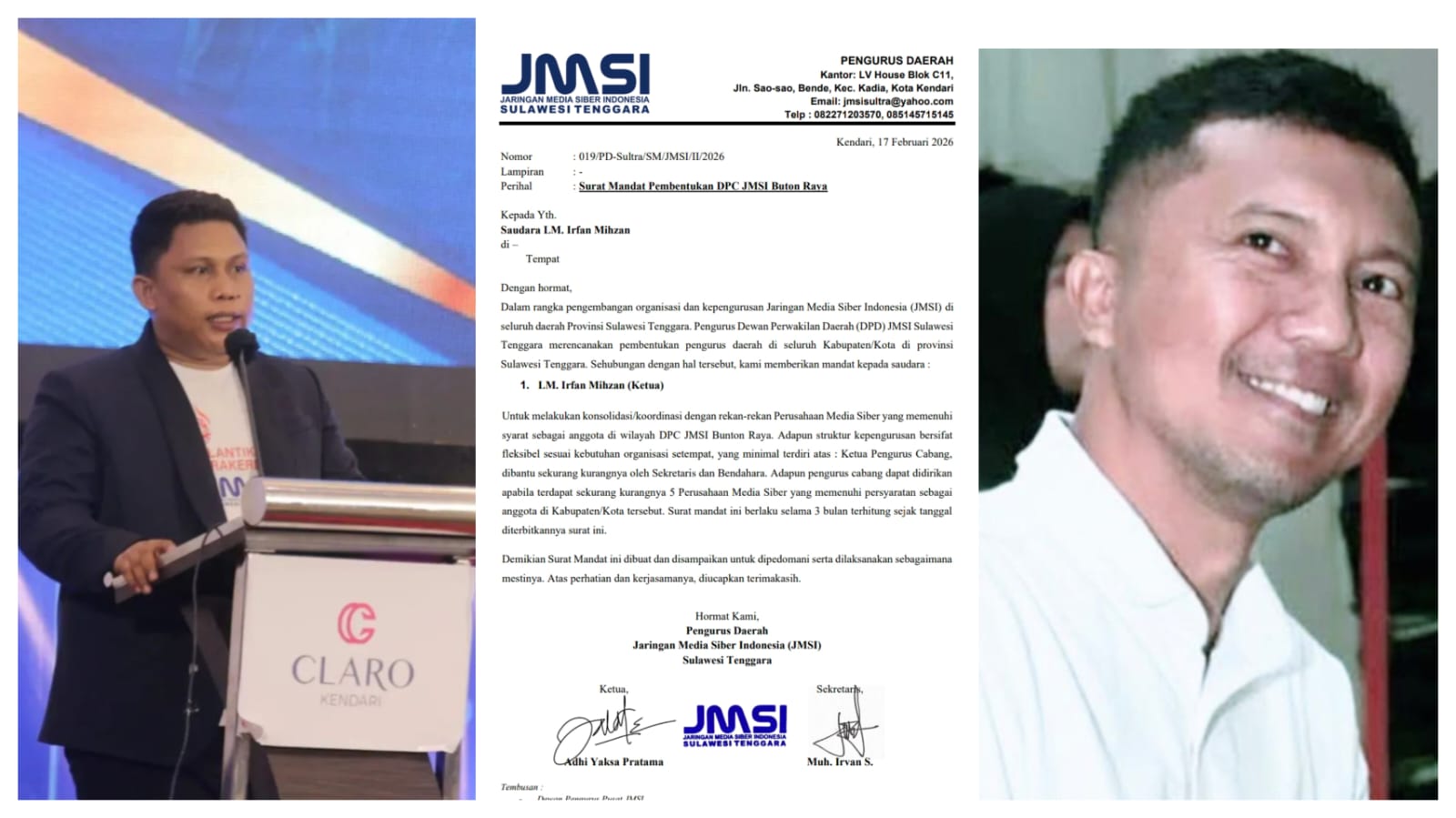 Irfan Mihzan Pimpin JMSI Buton Raya, Fokus Konsolidasi dan Sinergi Daerah