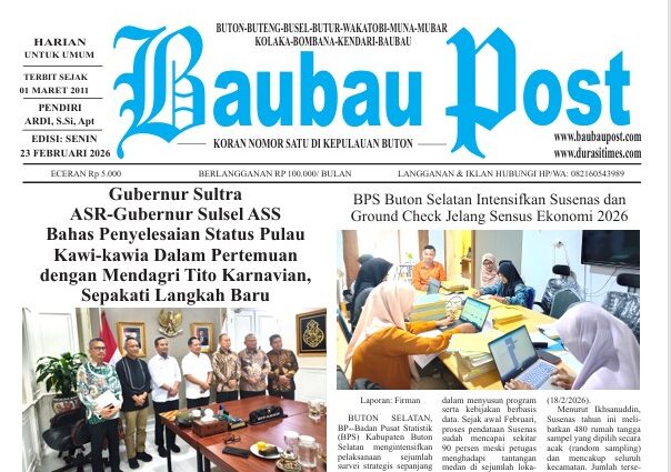 Epaper Koran Harian Baubau Post Edisi 23 Februari 2026 1 Epaper Koran Harian Baubau Post Edisi 23 Februari 2026