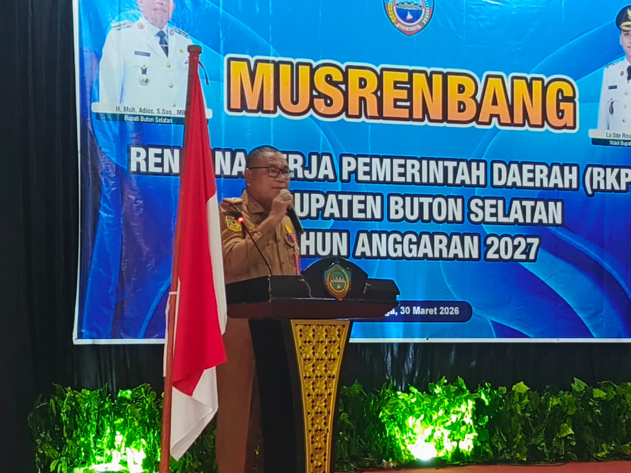 Bupati Buton Selatan H Muh Adios Buka Musrenbang RKPD 2027, Fokus Pelayanan Publik, Kesejahteraan, dan Perkuat Ekonomi Lokal 9 10 1