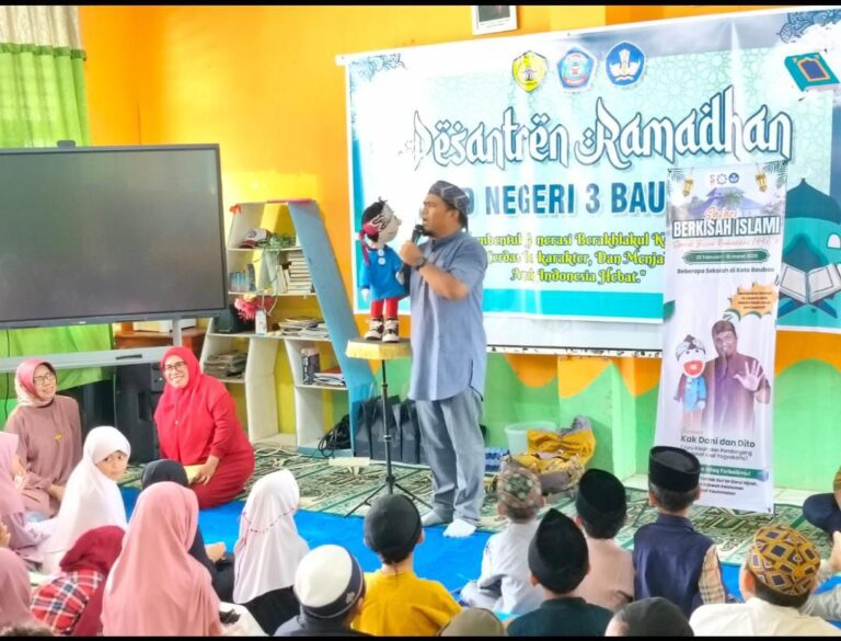 Kegiatan pesantren kilat SDN 3 Baubau, Pesantren Kilat hingga Bagi Sedekah, SDN 3 Baubau Hidupkan Ramadhan 1447 H