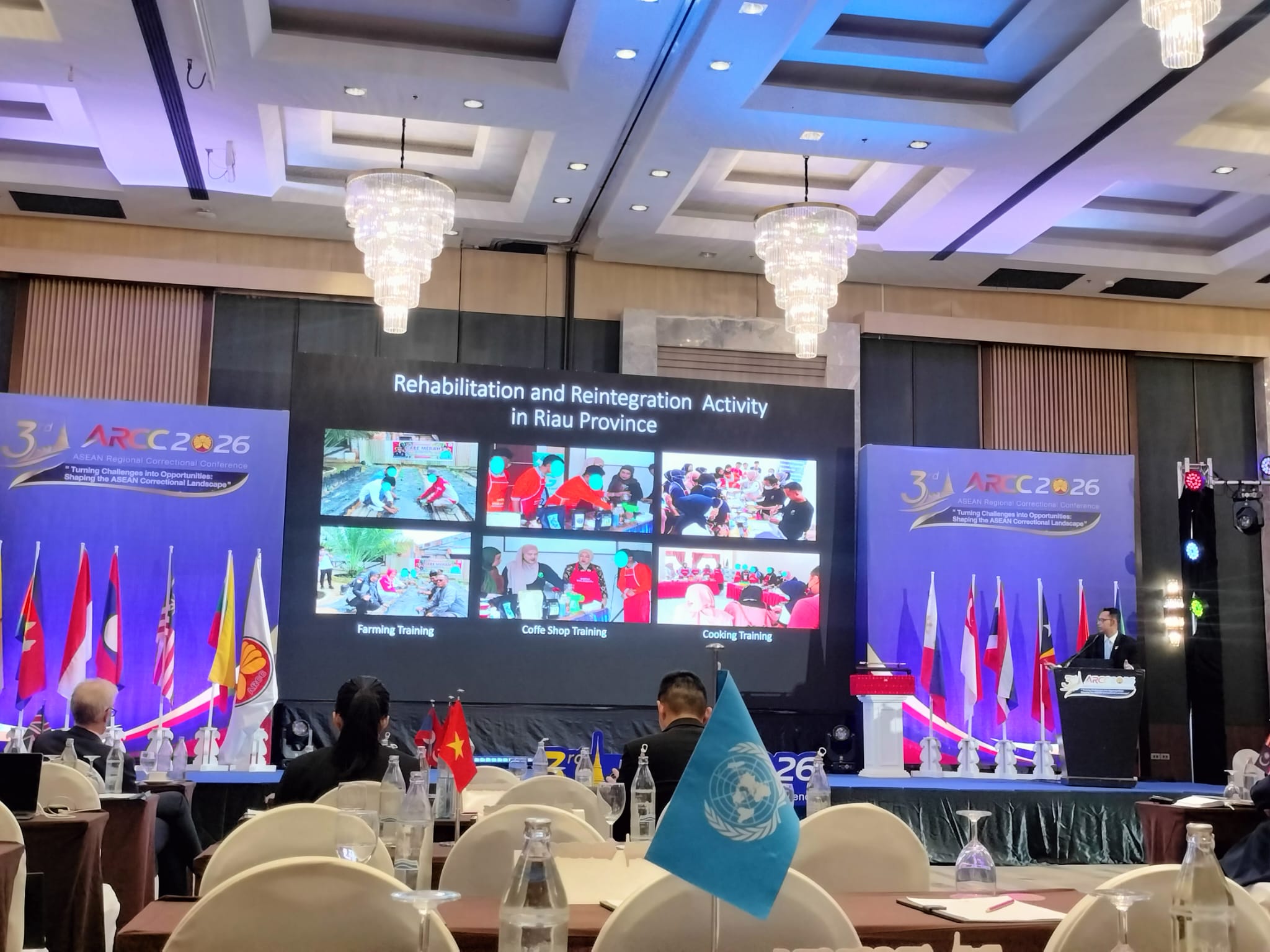 Kepala Bapas Baubau Nasirudin Promosikan sanksi alternatif dan Soroti Overcrowding Penjara di panggung konferensi Internasional ARCC di Thailand