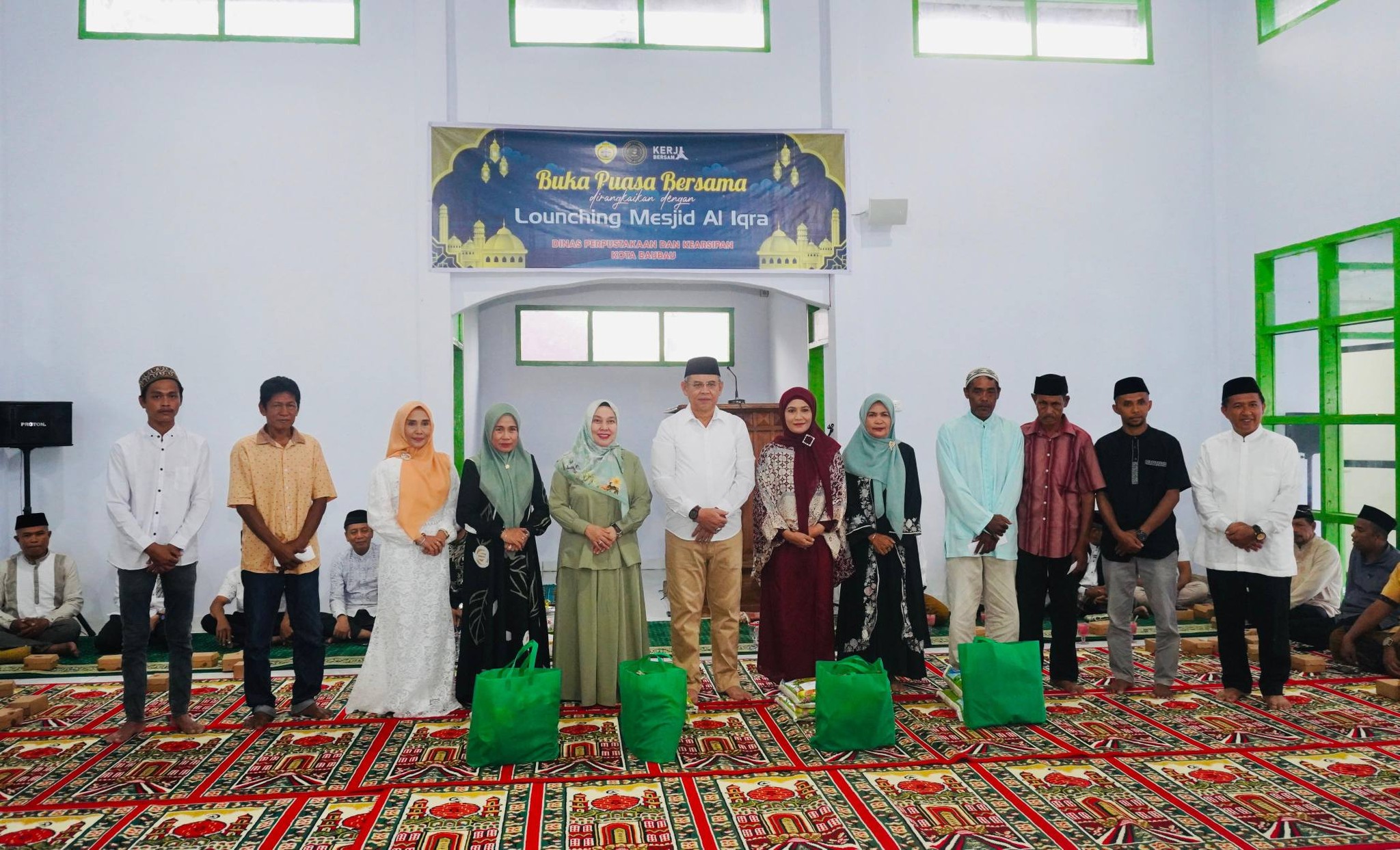 Wali Kota Baubau H Yusran Fahim Resmikan Masjid Perpusip Al Iqra Dorong Integrasi Nilai Religius dan Ilmu