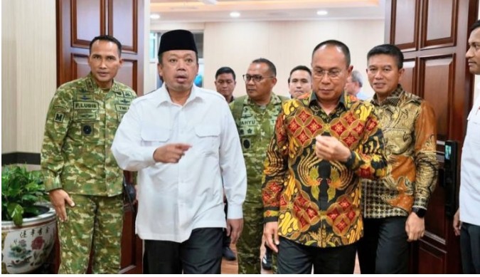Gubernur Sultra ASR Temui dan Konsultasi ke Menteri ATR/BPN Nusron Wahid Soal Lahan Mako Grup 5 Kopassus di Konsel