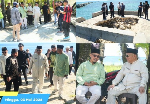 Bupati Buton Selatan H Muh Adios Tinjau Pelabuhan Lalole Memprihatinkan di Siompu dan Kawal Program Kampung Nelayan Merah Putih