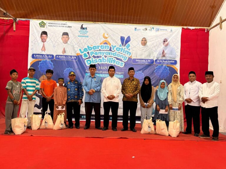 Lebaran Yatim 2026 dan Momentum Muharam, Kemenag Buton Selatan Salurkan 270 Paket Santunan, Perkuat Kepedulian bagi Anak Yatim dan Kelompok Disabilitas