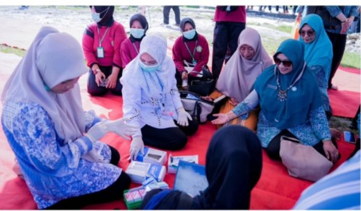 TP-PKK Buton Tengah Perluas Program Jumat Berkah ke Lima Pesantren