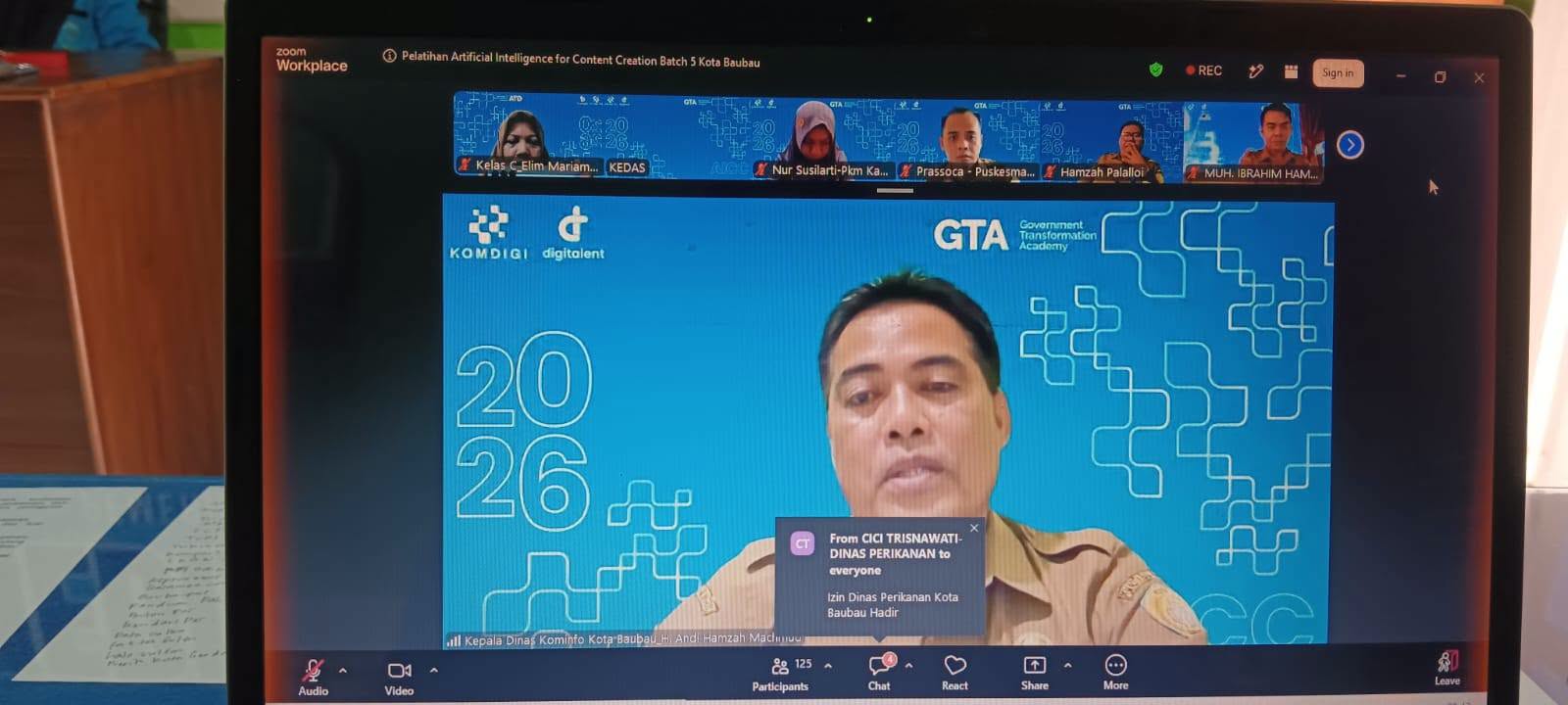 300 ASN Baubau Dibekali AI, Perkuat Transformasi Digital Pemerintahan