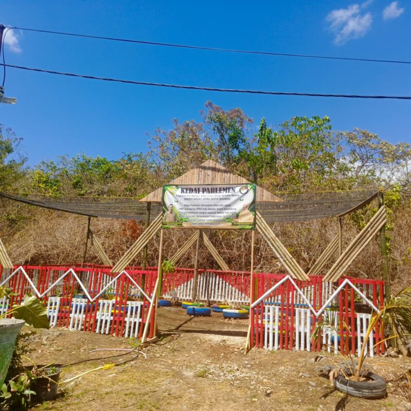 Langkah Kecil DPRD Baubau Perkuat Ketahanan Pangan, Kedai Parlemen Ubah Lahan Gersang Jadi Kebun Produktif