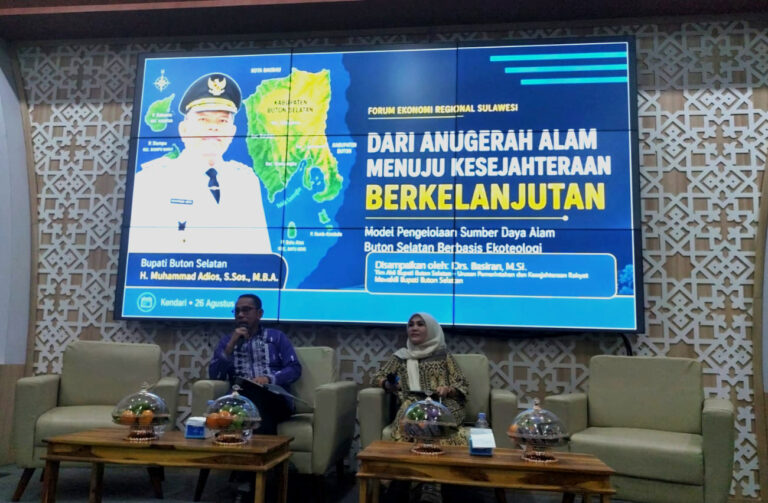 Forum Ekonomi Regional, Buton Selatan Tawarkan Model Ekonomi Berbasis Ekoteologi